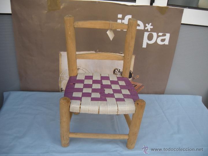 Vintage: PEQUE&Ntilde;A SILLA DE LOS A&Ntilde;OS 70 - Foto 6