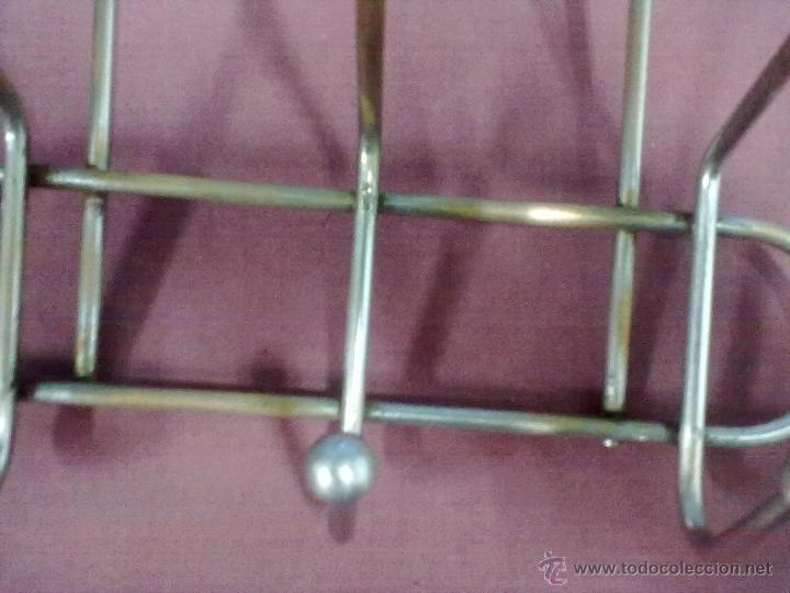 Vintage: PERCHERO HIERRO CROMADO - Foto 3