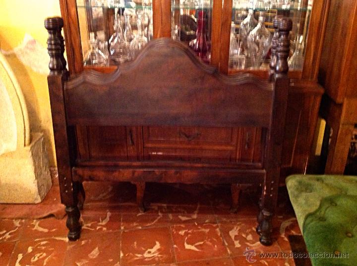 Vintage: Dos Bonitos Cabeceros De Madera - Foto 3