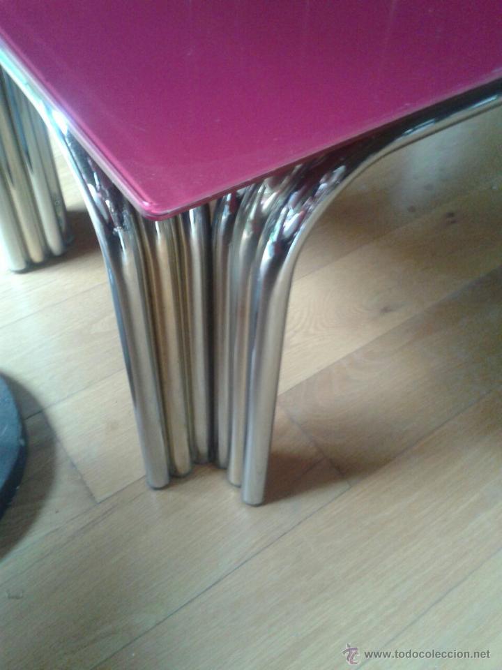 Vintage: mesa de cristal - Foto 2