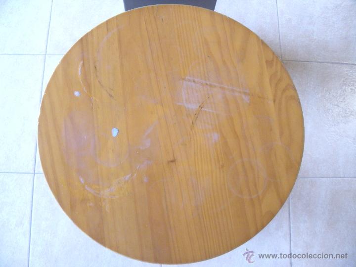 Vintage: MESA AUXILIAR REDONDA - Foto 3