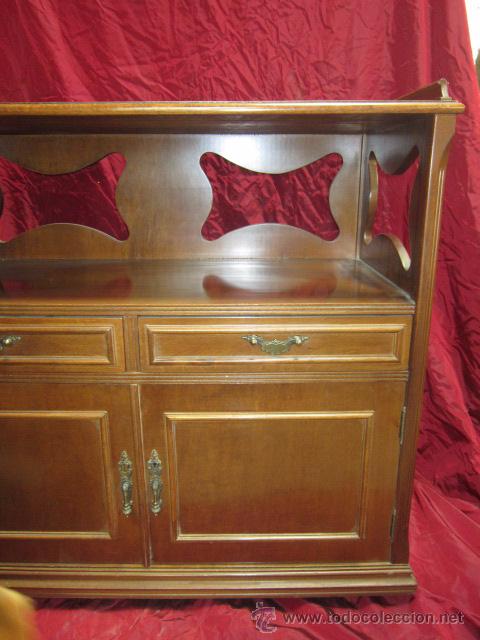 Vintage: Mesa de TV de madera en color roble. - Foto 2