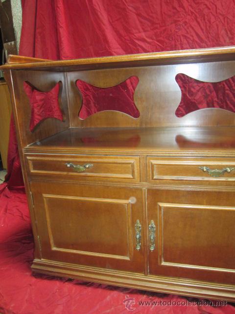 Vintage: Mesa de TV de madera en color roble. - Foto 3
