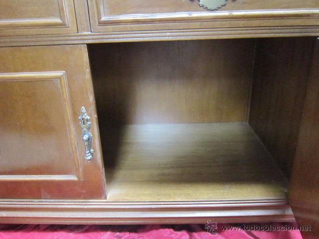 Vintage: Mesa de TV de madera en color roble. - Foto 6
