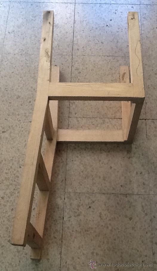 Vintage: Sillas / madera de chopo / - Foto 3