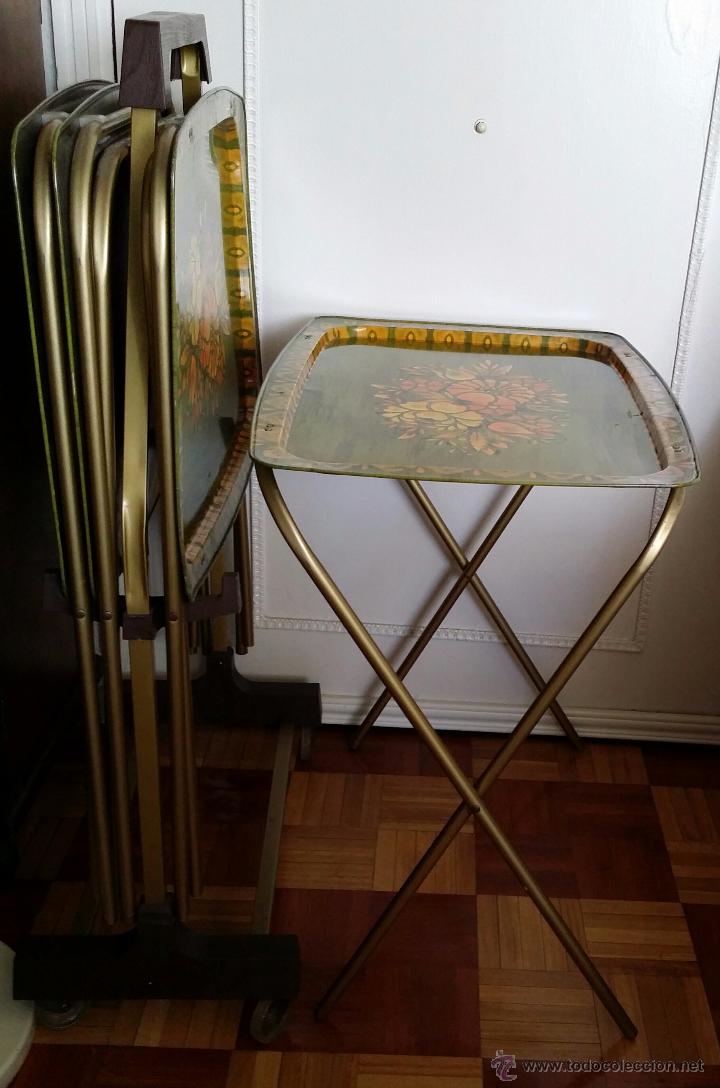 Vintage: BANDEJAS MESA AUXILIAR PLEGABLE - Foto 5