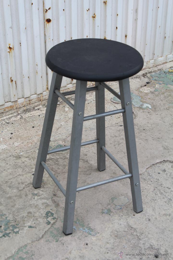 Vintage: TABURETE DE METAL - Foto 1