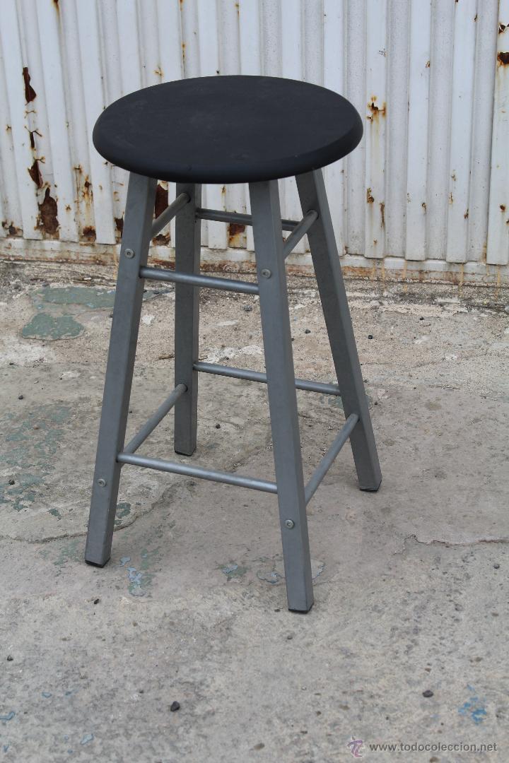Vintage: TABURETE DE METAL - Foto 2