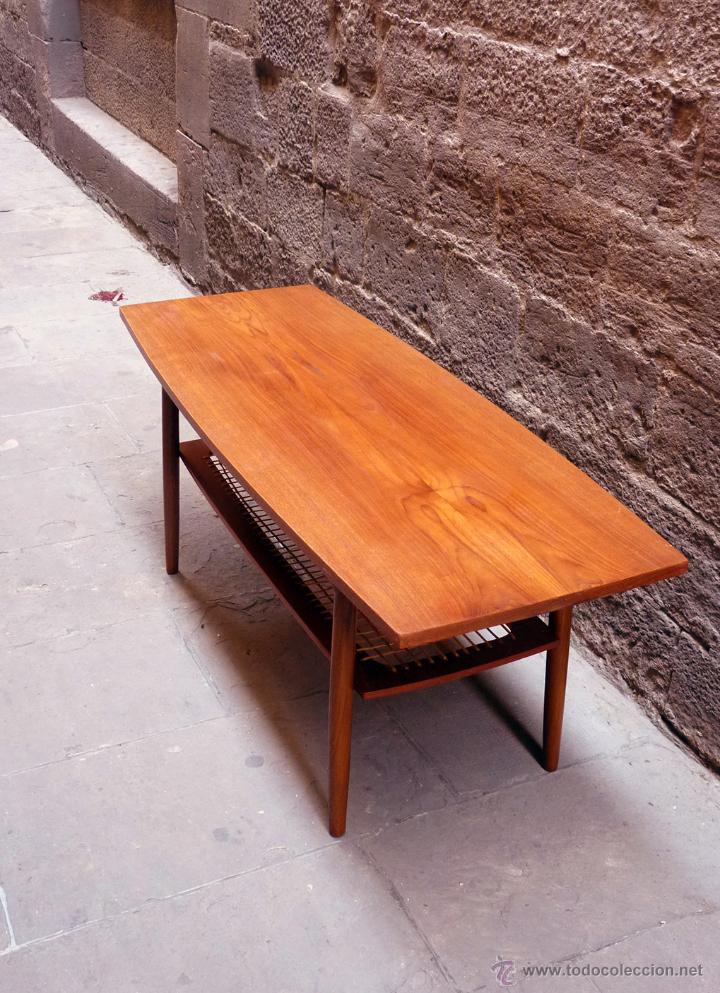 Vintage: Mesa de centro danesa, a&ntilde;os 60 - Foto 5