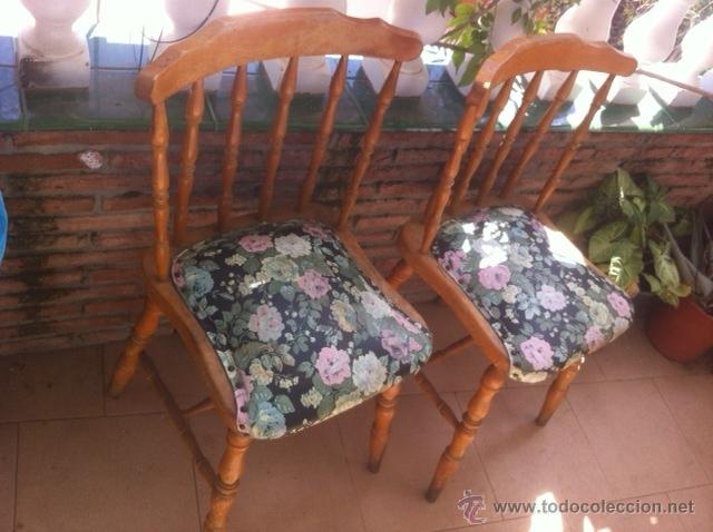 Vintage: SILLAS DE MADERA VINTAGE - Foto 1