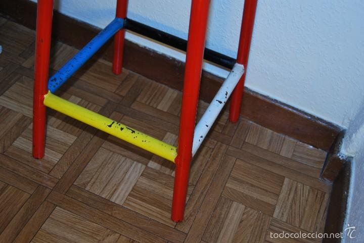 Vintage: TABURETE DE HIERRO Y MADERA - A&Ntilde;OS 50 - Foto 5