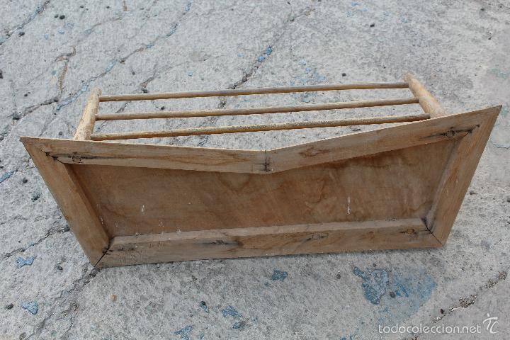 Vintage: perchero de parded en madera - Foto 6