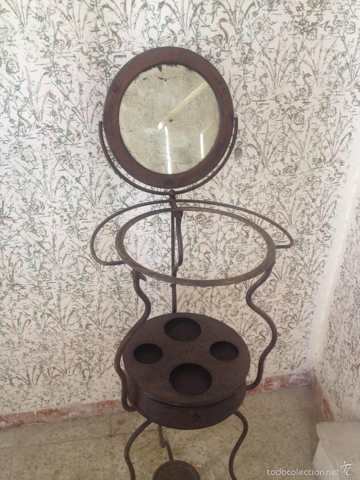 Vintage: LAVABO ESTRUCTURA DE HIERRO CON CAJ&Oacute;N - Foto 2