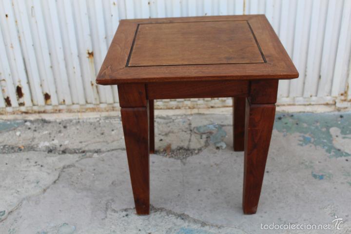 Vintage: mesa auxiliar en madera - Foto 1