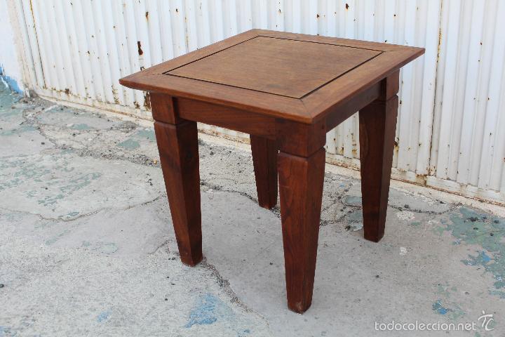 Vintage: mesa auxiliar en madera - Foto 2