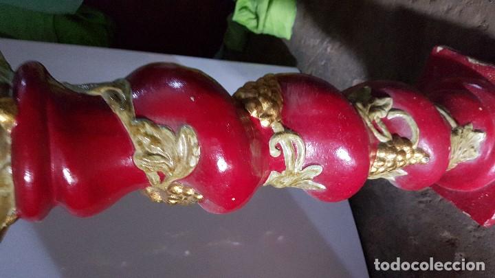 Vintage: COLUMNA ROJA CON RELIEVE - Foto 7