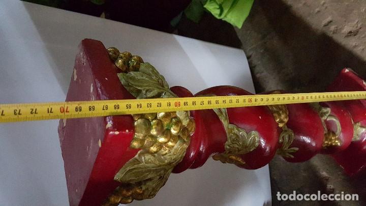 Vintage: COLUMNA ROJA CON RELIEVE - Foto 8