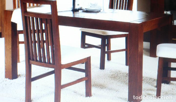 Vintage: Mesa de madera de Roble - Foto 1