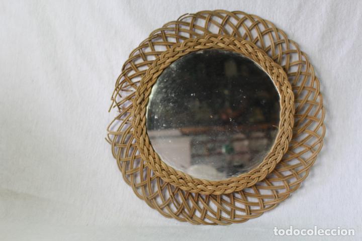 Vintage: espejo en bambu - Foto 1