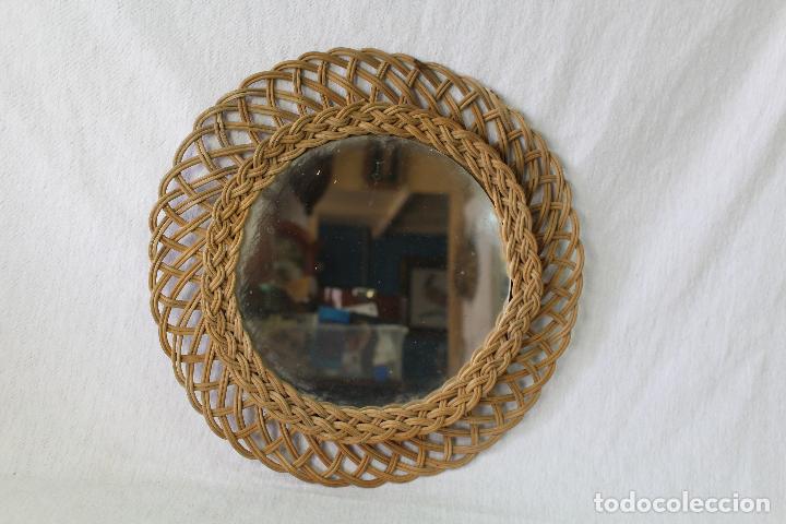 Vintage: espejo en bambu - Foto 2