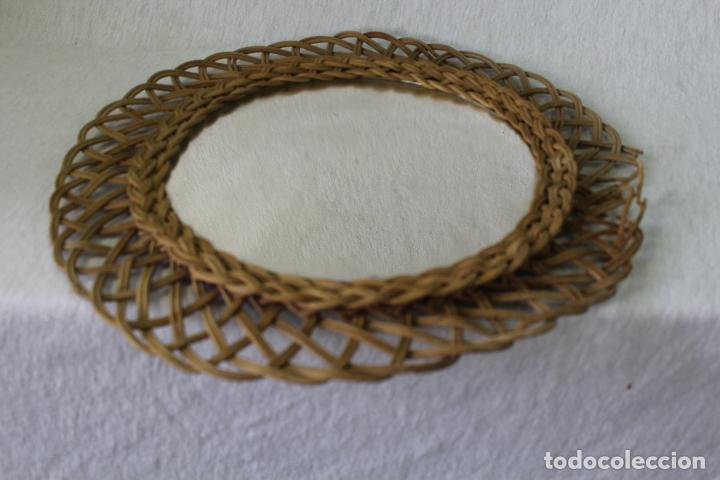 Vintage: espejo en bambu - Foto 3