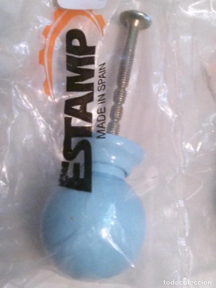 Vintage: pomos azul celeste - Foto 2
