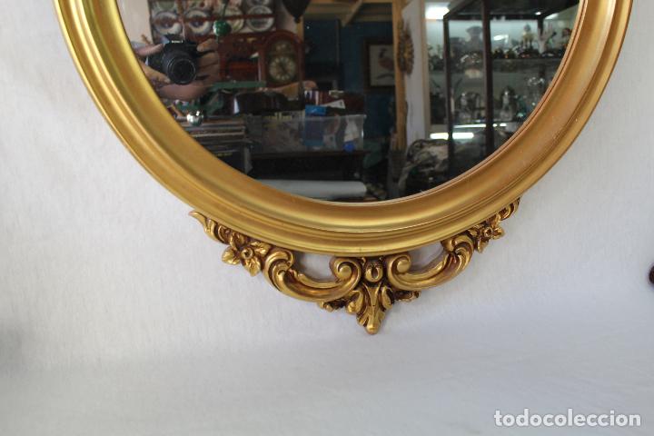 Vintage: espejo en resina dorada - Foto 4