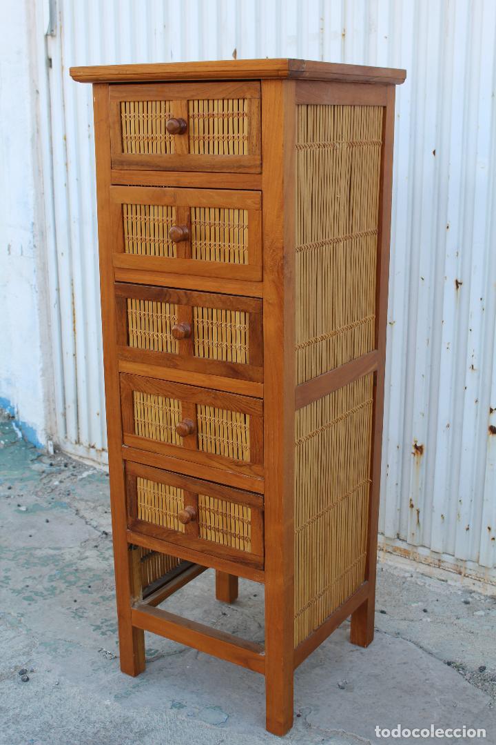 Vintage: sinfonier en madera y bambu - Foto 2