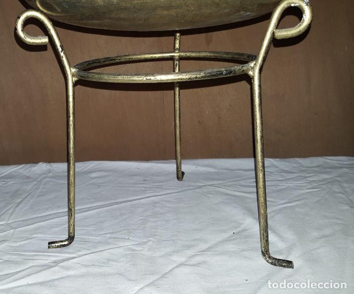 Vintage: BRASERO CON PIE METAL - Foto 3