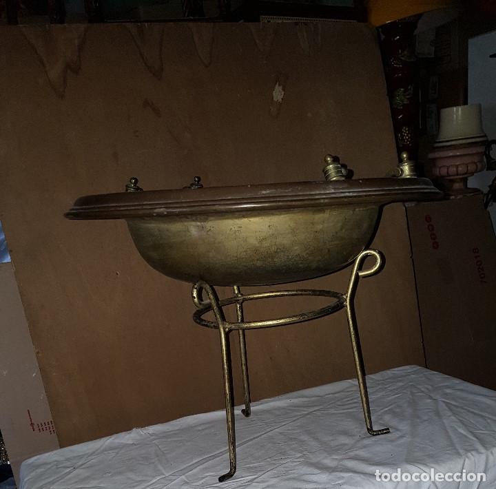 Vintage: BRASERO CON PIE METAL - Foto 13