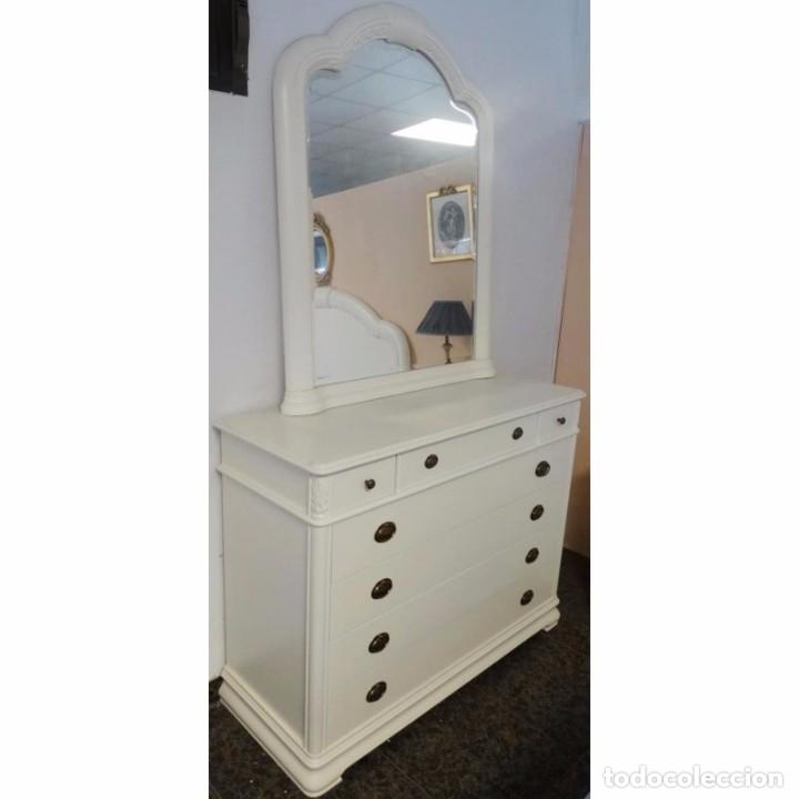 Vintage: DORMITORIO COMPLETO LACADO 135 - Foto 4