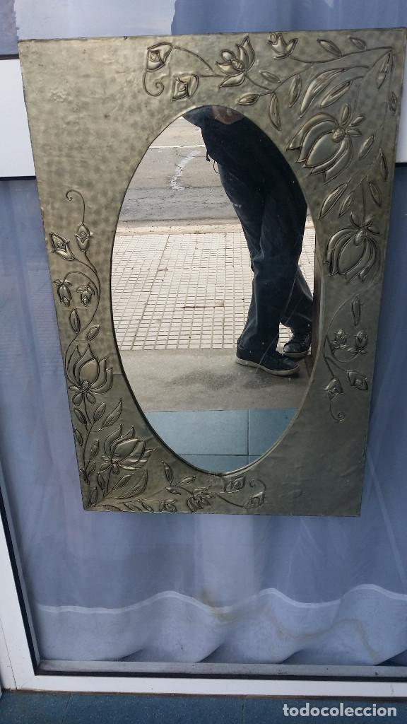 Vintage: espejo recubierto de esta&ntilde;o - Foto 1