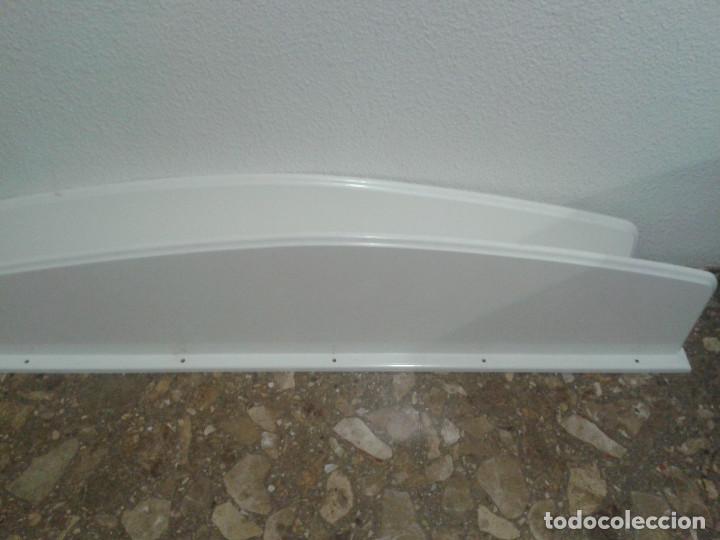 Vintage: 2 BALDAS DE MADERA LACADAS 130 cm - Foto 1