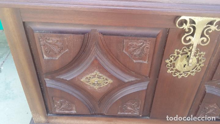 Vintage: arca madera de mogno - Foto 3