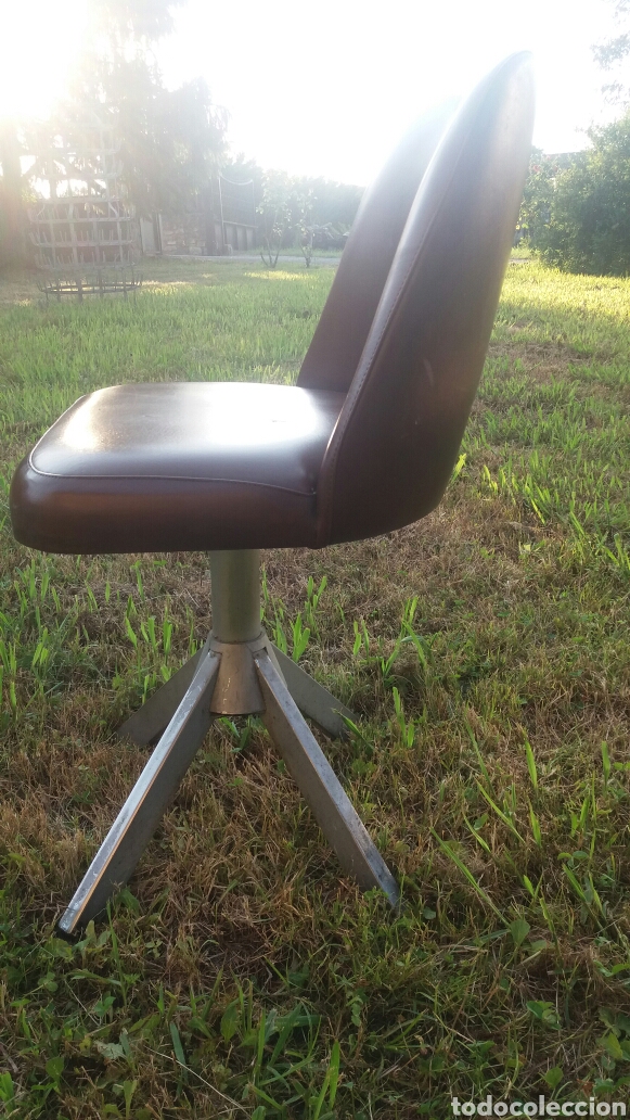 Vintage: Silla industrial - Foto 3