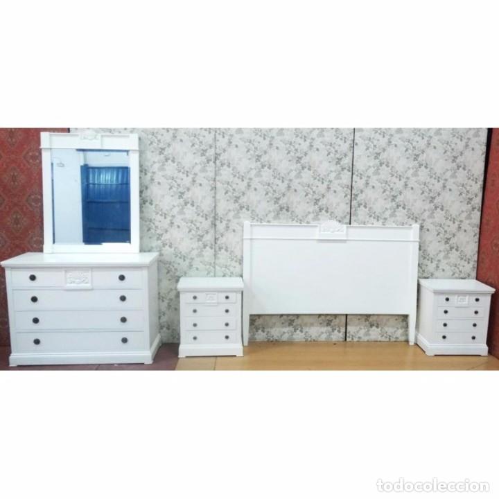 Vintage: DORMITORIO LACADO MODELO GRANADA 150 - Foto 1
