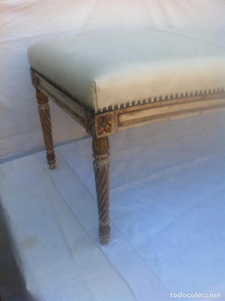Vintage: banqueta policromada - Foto 4
