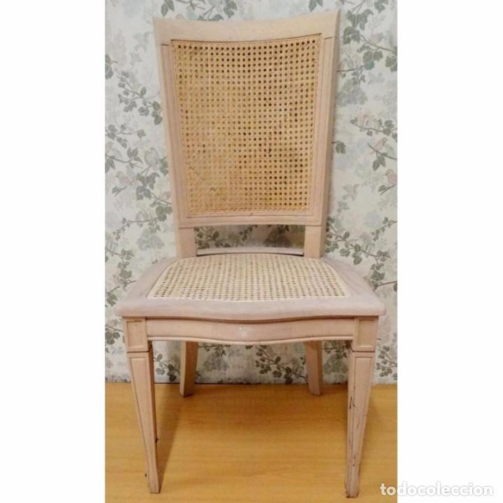 Vintage: SILLA MODELO 320 REJILLA CRUDO - Foto 1