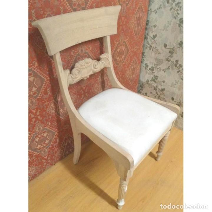 Vintage: SILLA TRABA TALLA FRUTAS CRUDO - Foto 2