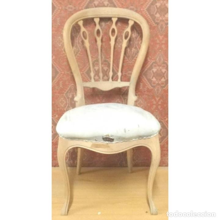 Vintage: SILLA MODELO PALITOS CRUDO - Foto 1