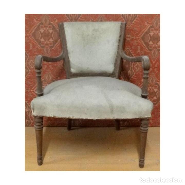 Vintage: SILLON DESCALZADORA NOGAL - Foto 1