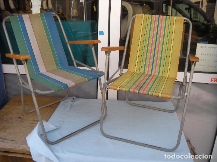 Vintage: SILLA INFANTIL PLEGABLE, LOTE DE 2 - Foto 1