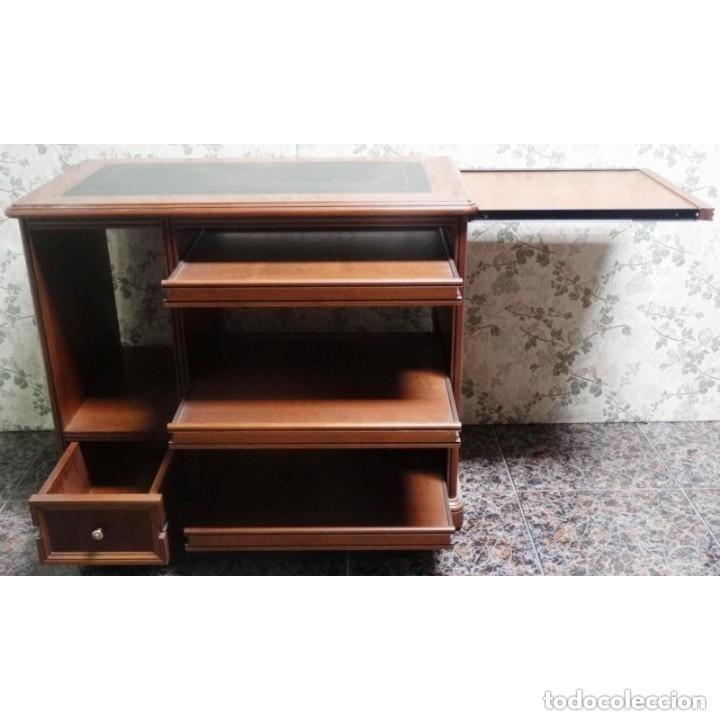 mesa escritorio para ordenador de color cerezo, - Compra venta en  todocoleccion