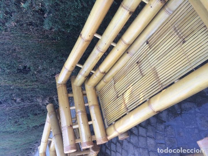 Vintage: Conjunto de jard&iacute;n de bamb&uacute; importado de Bali. Espectacular. - Foto 9