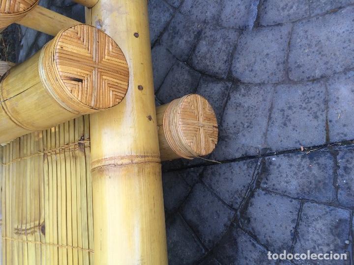Vintage: Conjunto de jard&iacute;n de bamb&uacute; importado de Bali. Espectacular. - Foto 12