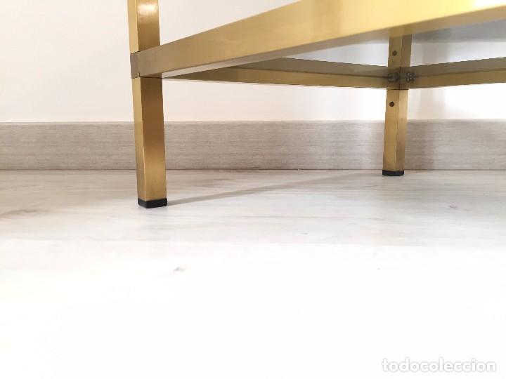 Vintage: MESA RECTANGULAR LAT&oacute;N Y CRISTAL MID CENTURY - Foto 9