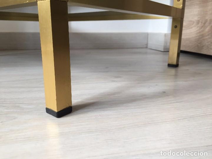 Vintage: MESA RECTANGULAR LAT&oacute;N Y CRISTAL MID CENTURY - Foto 10