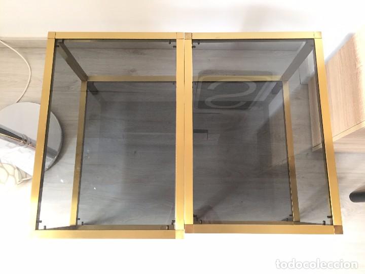 Vintage: MESA RECTANGULAR LAT&oacute;N Y CRISTAL MID CENTURY - Foto 13