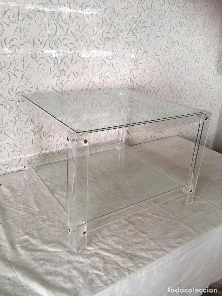 Vintage: MESA METACRITALO Y CRISTAL - Foto 3