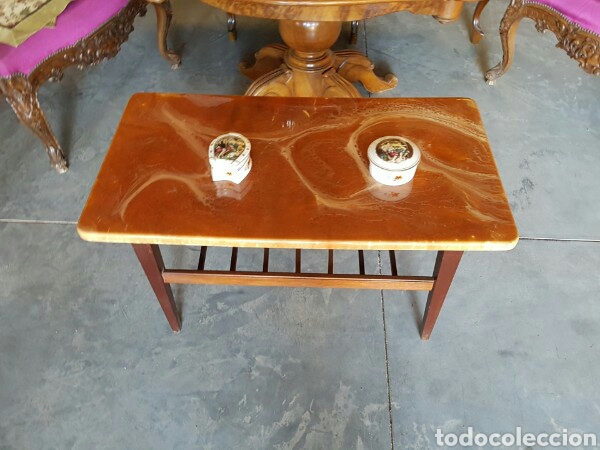 Vintage: Preciosa mesa auxiliar estilo vintage - Foto 1 - 105946514